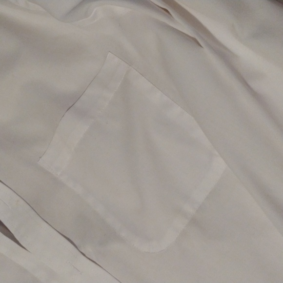 Chaps white dress shirt 15-15 1/2. 33-33 button down twill - Picture 3 of 8